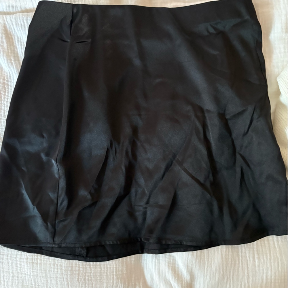 Satin Mini Skirt